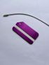 Purple Luggage Tag Name Tag Suitcase Address Label Holder Travel Accessories