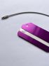 Purple Luggage Tag Name Tag Suitcase Address Label Holder Travel Accessories