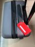 Silicone Luggage Tag Plane Pattern Red