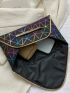 Geometric Pattern Envelope Bag PU