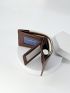 Litchi Embossed Small Wallet PU