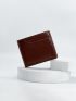Litchi Embossed Small Wallet PU