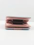 PU Small Wallet Cat & Fish Pattern Letter Graphic Multi-function