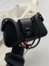 Minimalist Baguette Bag Medium Brown