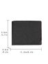 Gray Small Wallet Fold Over Canvas