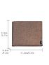Gray Small Wallet Fold Over Canvas