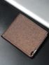 Gray Small Wallet Fold Over Canvas