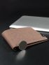 Gray Small Wallet Fold Over Canvas