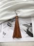 Solid Color Fringe Bag Charm For Bag Decoration