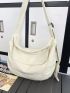 Large Capacity Hobo Bag Canvas