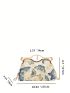 Medium Square Bag Butterfly Pattern Chain Strap