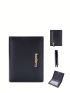 Metal Letter Decor Small Wallet Fold Over