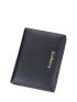 Metal Letter Decor Small Wallet Fold Over