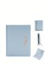 Metal Letter Decor Small Wallet Fold Over
