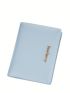 Metal Letter Decor Small Wallet Fold Over