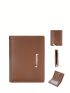 Metal Letter Decor Small Wallet Fold Over
