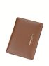 Metal Letter Decor Small Wallet Fold Over