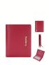 Metal Letter Decor Small Wallet Fold Over
