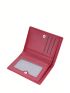 Metal Letter Decor Small Wallet Fold Over
