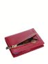 Metal Letter Decor Small Wallet Fold Over