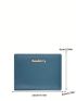 Metal Letter Decor Small Wallet Fold Over