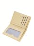 Metal Letter Decor Small Wallet Fold Over