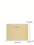 Metal Letter Decor Small Wallet Fold Over