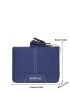 Letter Detail Small Wallet Tassel Decor