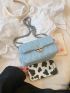 Mini Shoulder Bag Quilted Chain Strap