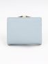 Green Small Wallet Leaf Decor Credit Card Holder For Daily