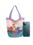 Cartoon Graphic Bucket Bag Medium Double Handle