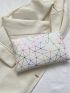 Geometric Pattern Envelope Bag Medium Flap