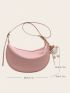 Minimalist Hobo Bag Medium With Bag Charm