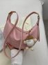 Minimalist Hobo Bag Medium With Bag Charm
