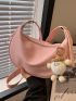 Minimalist Hobo Bag Medium With Bag Charm
