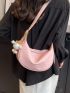 Minimalist Hobo Bag Medium With Bag Charm