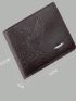 Metal Decor Small Wallet Fold Over
