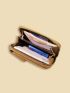 Vintage Brown Phone Wallet Zipper Around