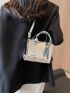 Mini Square Bag Metallic PU Funky
