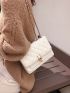 Quilted Square Bag Mini Flap