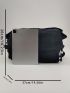 Minimalist Messenger Bag Large Capacity Black