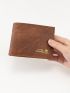 Letter Detail Small Wallet Fold Over