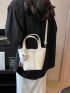Minimalist Bucket Bag Small With Bag Charm