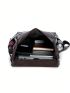 Mini Casual Daypack Brown Minimalist Genuine Leather For Daily Camping Bag