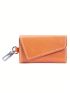 Orange Key Case Genuine Leather For Daily