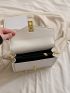 Small Square Bag Black Flap For Work