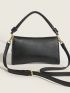 PU Baguette Bag Black Magnet