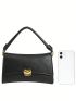PU Baguette Bag Black Magnet