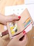 Leaf Cut Out Detail Small Wallet Bifold