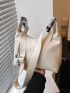 Minimalist Hobo Bag Small Zipper